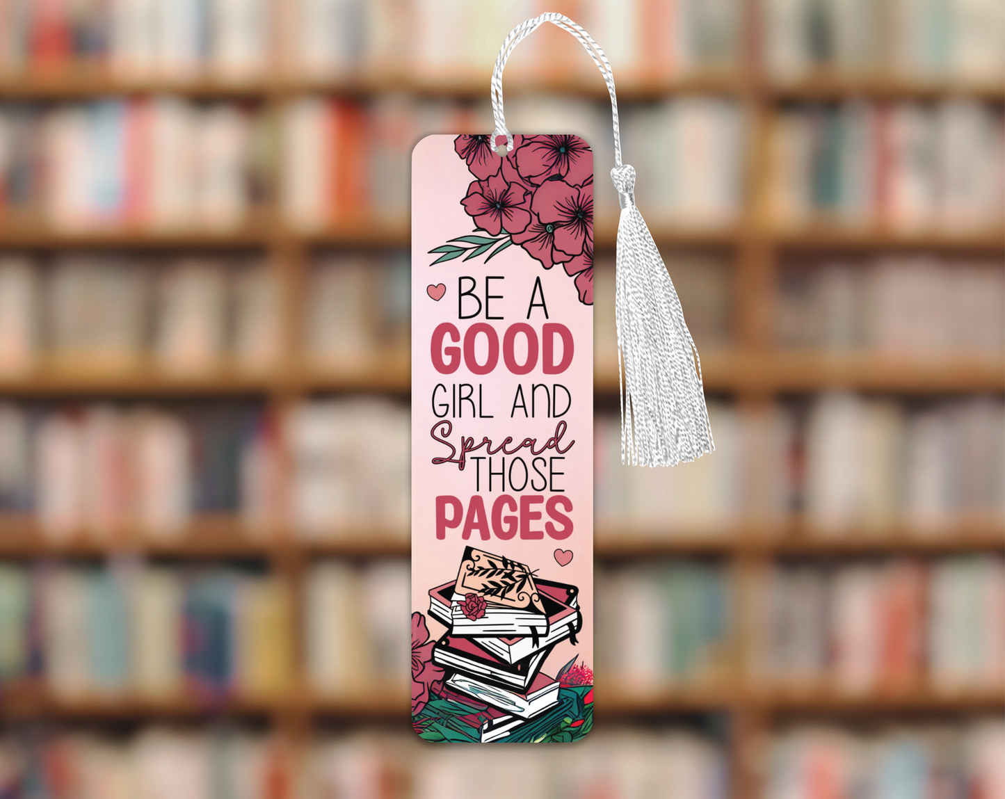 Spread Those Pages | Mini Bookmark