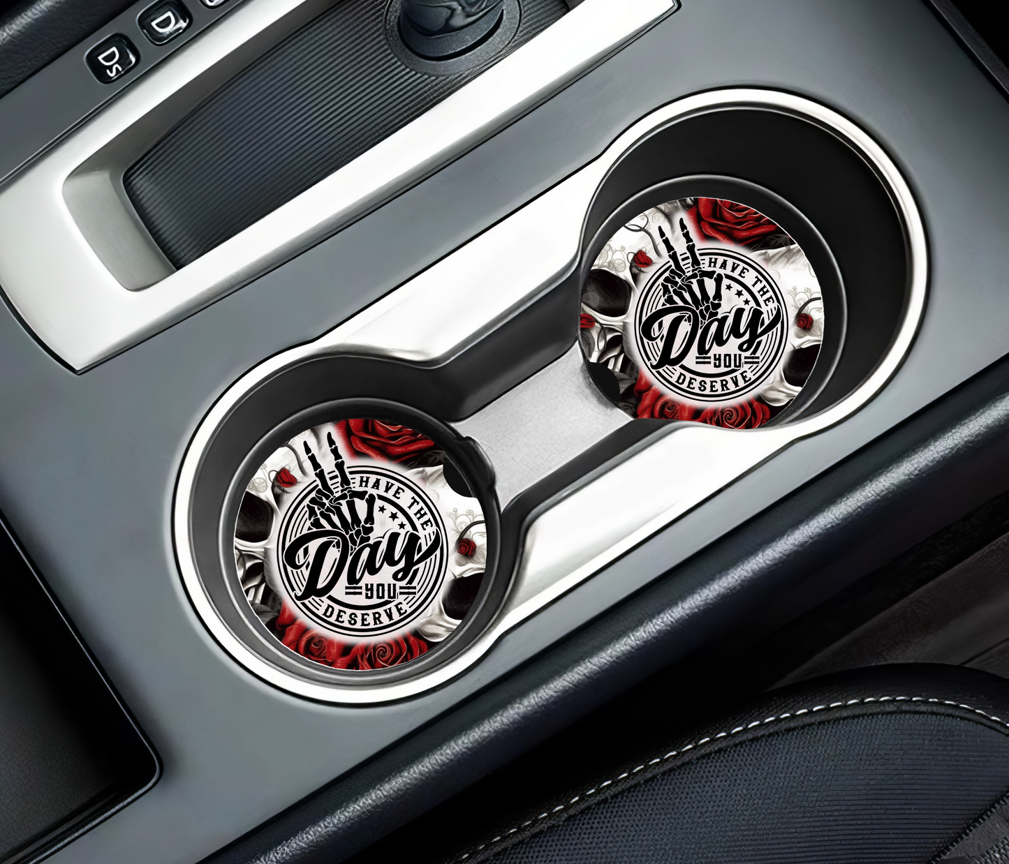 Have the Day you Deserve | Ceramic Car Coaster