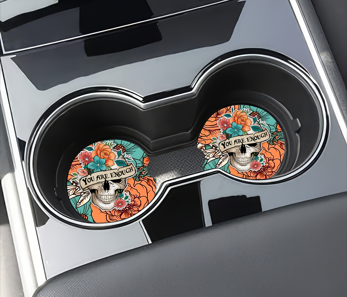 You are Enough | Ceramic Car Coaster