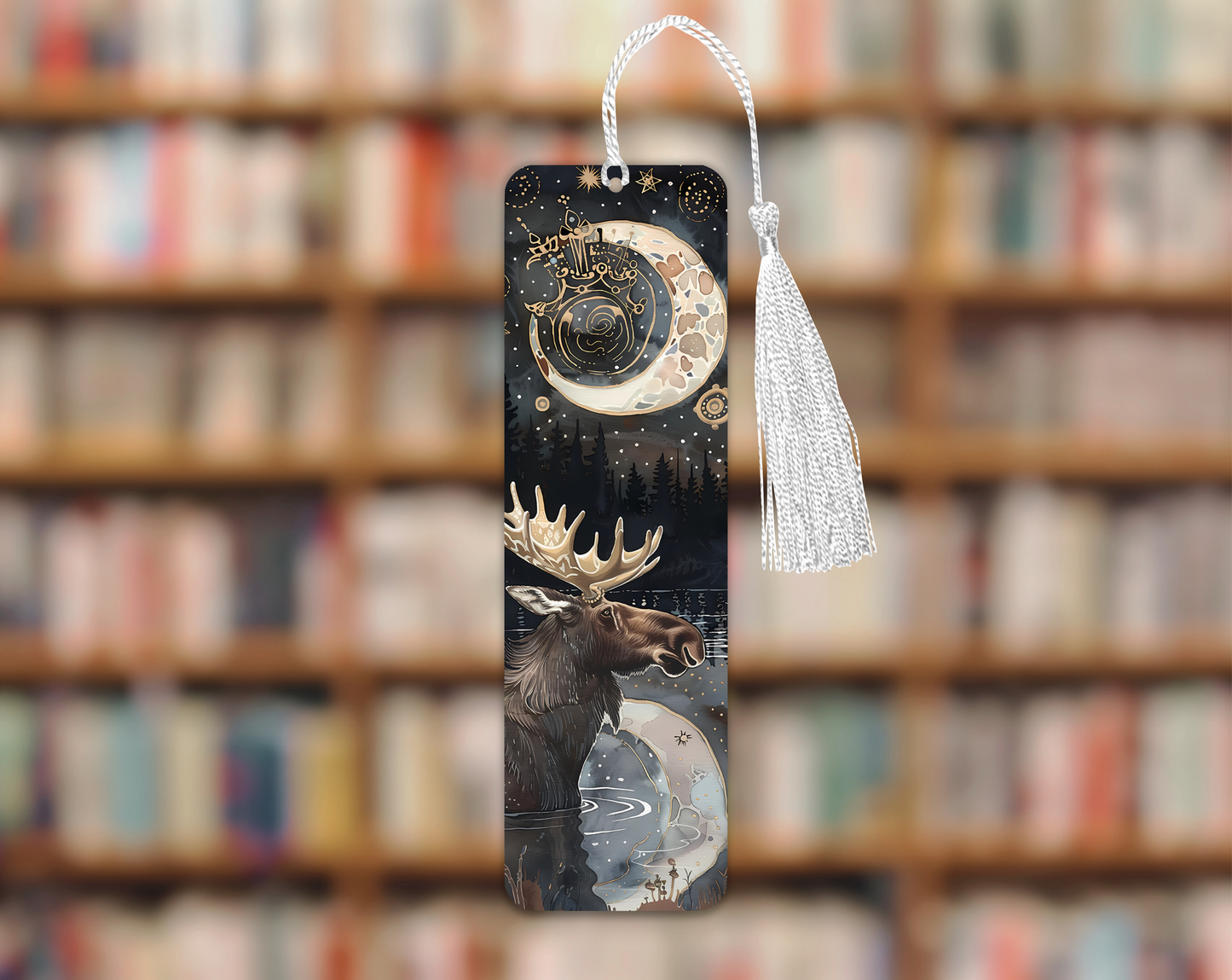 Enchanted Moose | Mini Bookmark