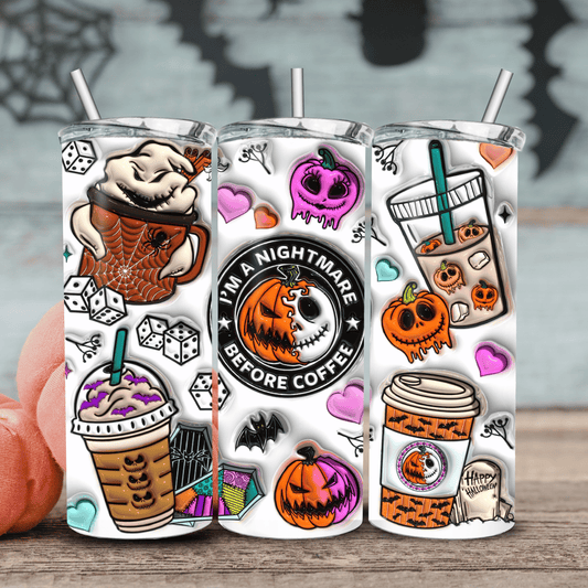 Nightmare before Coffee | 20 oz Tumbler